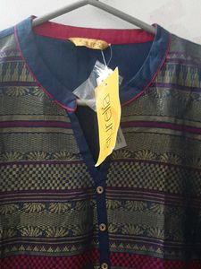 Elegant Navy Blue festive Kurta