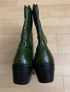 Olive green Cowboy Boots