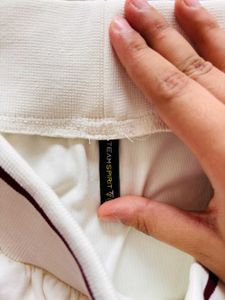 white tennis skirt