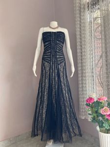 Elegant Black Lace Gown