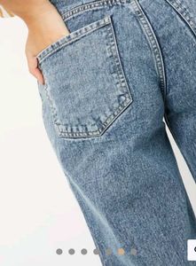 Wide Leg Denim Jeans