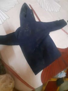 Dark Blue Patterned Pants