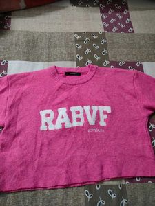 oversized crop sweatshirt