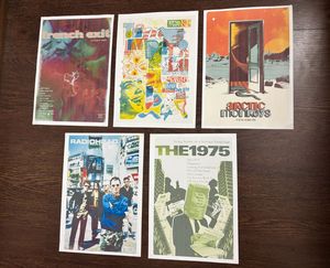 Set of 5 Indie Band Posters