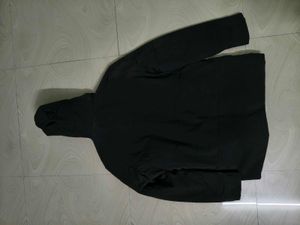Men's Black Hooded Jacket