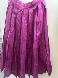 Elegant Purple Lehenga and Dupatta