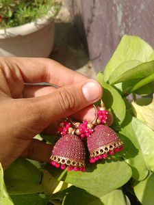 Beautiful Dangle Earrings 🩷🎋