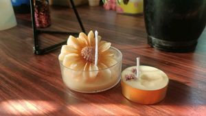 Handmade Sunflower & Floral Scented Candles