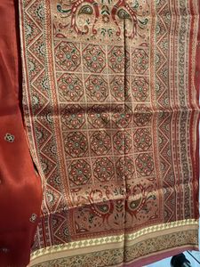 Beautiful Red Silk Saree