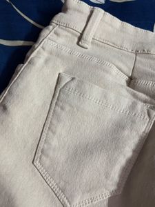 Cream Corduroy Pants