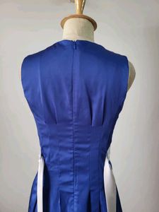 Chic Blue &amp; White Cocktail Dress