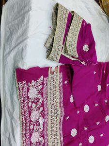 three piece set dupatta bottom kurta
