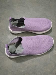 Comfortable Lavender Slip-On Shoes