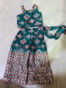 Brand new Green Mirror Palazzo Choli Set