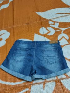 Stylish Blue Denim Shorts