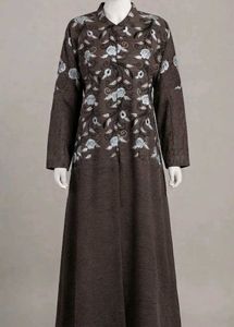 Elegant Embroidered Abaya