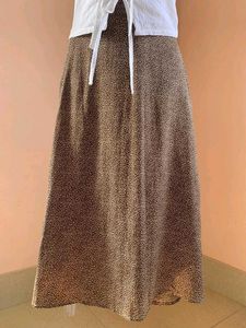 Animal Print Maxi Skirt