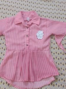 Combo Of 2 High And Low Pattern T-shirts For Girls