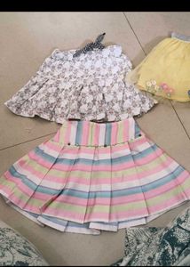 Cute Girls' Skirt Set