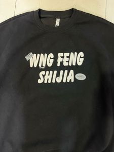 Black Graphic Print Sweatshirt