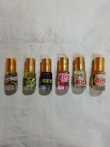 Attar &amp; Mini Perfume Collection - Set of 6