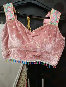 Stunning Pink Embroidered Lehenga Choli