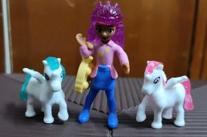 3 kinderjoy unicorn series toys