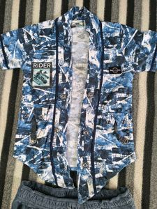 Boy's Casual Cargo &amp; Shirt Set for 6 to 8 yrs old