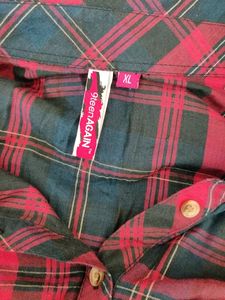 9teen Again Black and Red Check Dress ( Women)