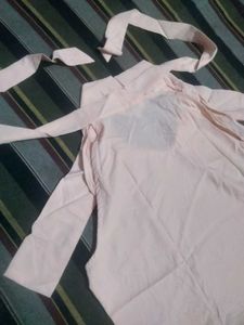 Chic Peach Halter Neck Top