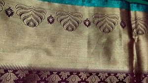 Elegant Yellow &amp; Red Kanchipuram Silk Saree