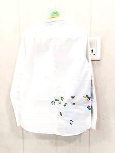 Hand-Painted Artsy Oxemberg's Shirt