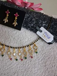 Stones With Beads Mangalsutra