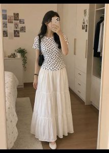 Combo sale,polka dot and fitted bottom up tops