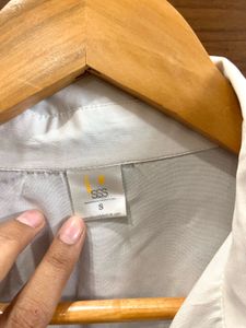 Classic White Button-Up Shirt