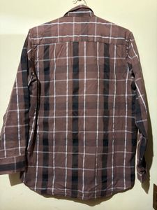 Burberry Plaid Long Sleeve Shirt