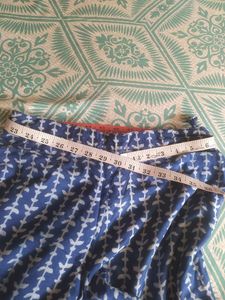 Double Layered Stylish Indigo Palazzo