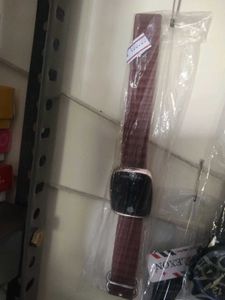 Stylish Maroon Strap Smartwatch