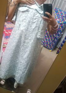 Floral Print Ethnic Gown