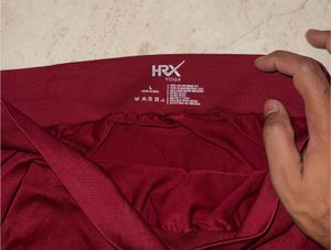 Women's Burgundy Athletic Leggings