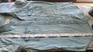 Light Wash Denim Western Shirt