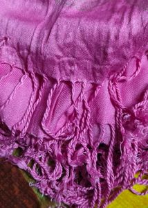 Elegant Pink stole with golden print dupatta ✨💓