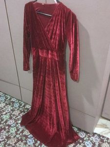Elegant Velvet Maxi Dress