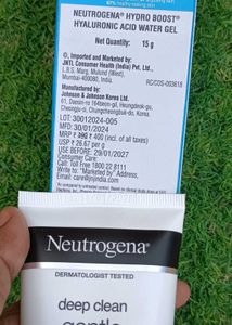 Combo Of Neutrogena Cleanser &amp; Gel
