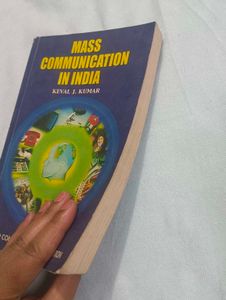 Mass Communication in India Book