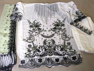 PAKISTANI SemistitchedSuit Embroidered Sequin Work