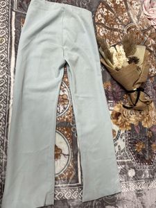 Light Blue Wide Leg Pants