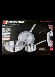 Bergner Tri-Ply Cookware Set