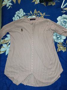 Striped Button-Up Kurta