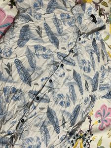 Leaf Print Shirt
